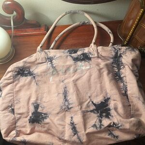PINK Victoria's Secret Pink and Black Tote Bag